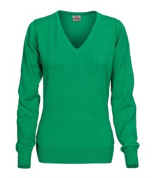 Printer Ladies Forehand Knitted V Neck